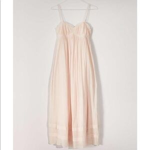 Urban Outfitters Athena Maxi Gauze Dress Blush Size Small